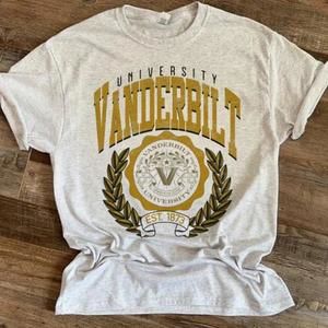Vanderbilt University 1873 Vanderbilt University Vanderbilt Shirt Sweatshirt Tee